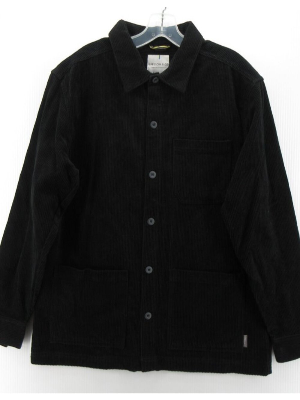 Larsson & Co Shirt Medium Corduroy Shacket Button Up Scandinavian